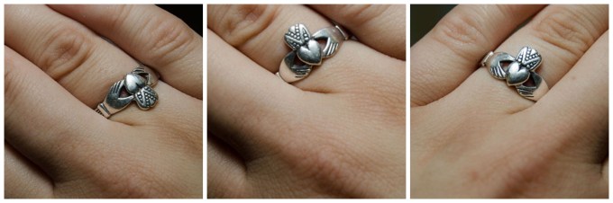 claddagh ring collage