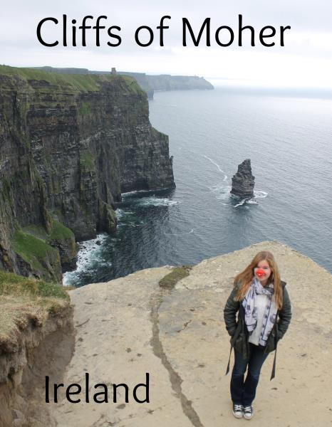 cliffs of moher red  nose edit